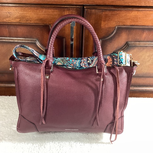 Rebecca Minkoff Regan Large Leather Satchel - Picture 1 of 14